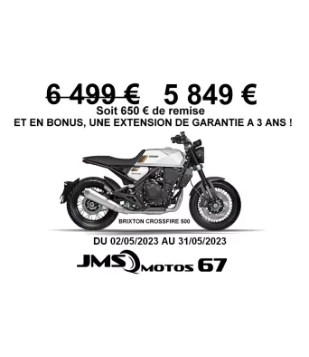 OFFRE SUR BRIXTON CROSSFIRE...