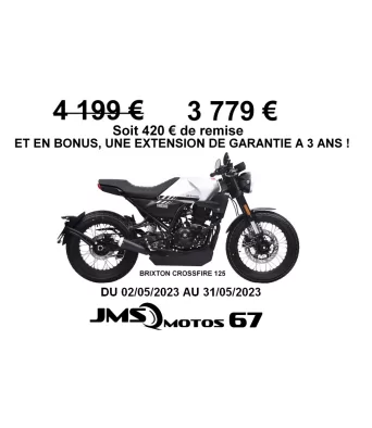 OFFRE SUR BRIXTON CROSSFIRE...